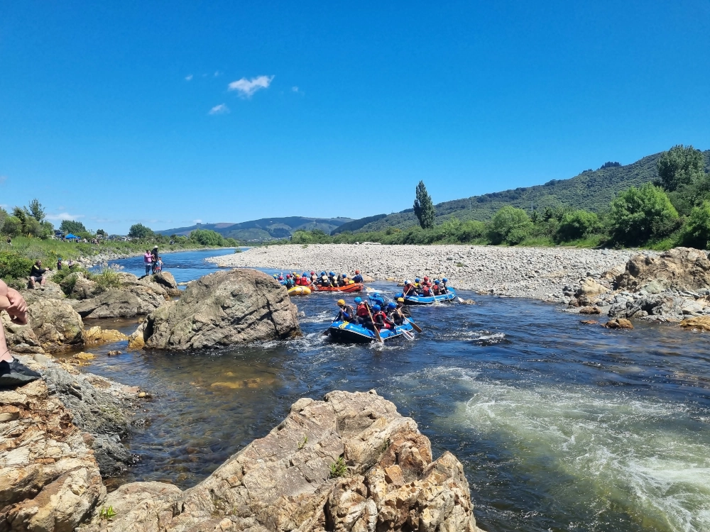 2023 Battle Of The Paddles Sprint Race FromThe Top Of Maoribank Rapid