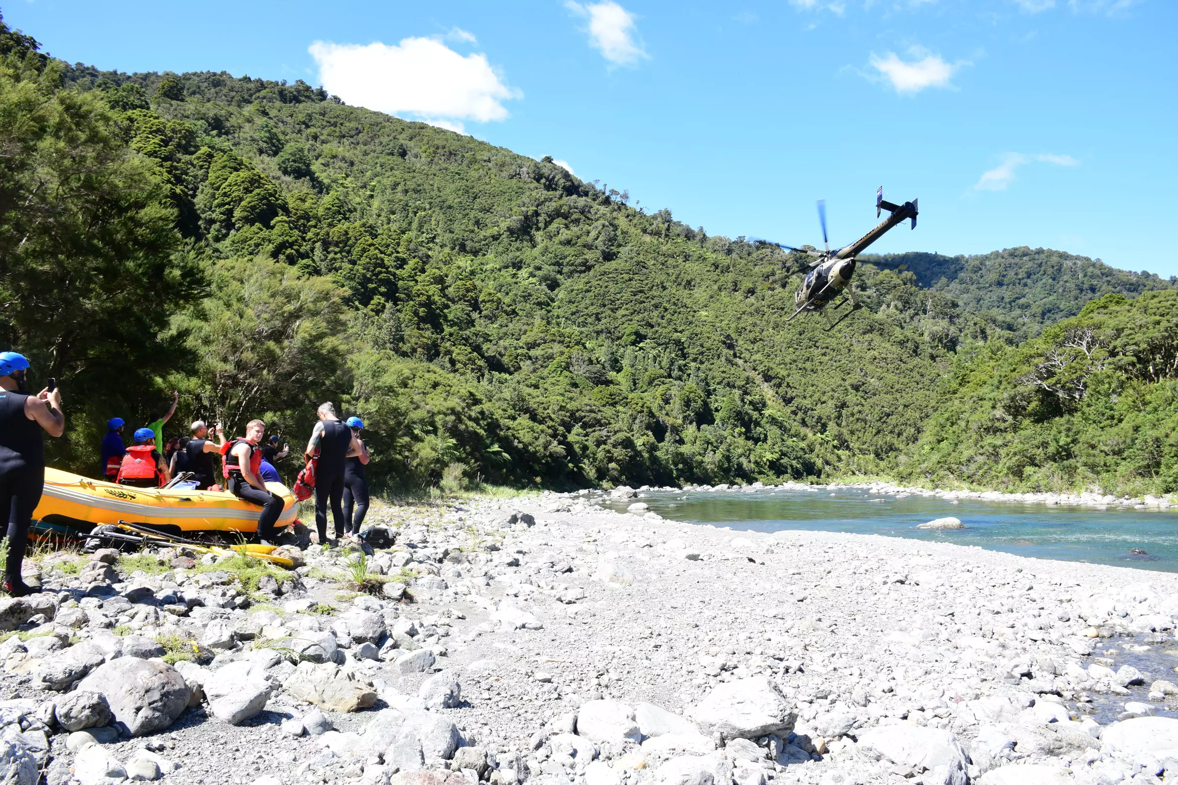 Waiohine Helicopter Rafting Adventure