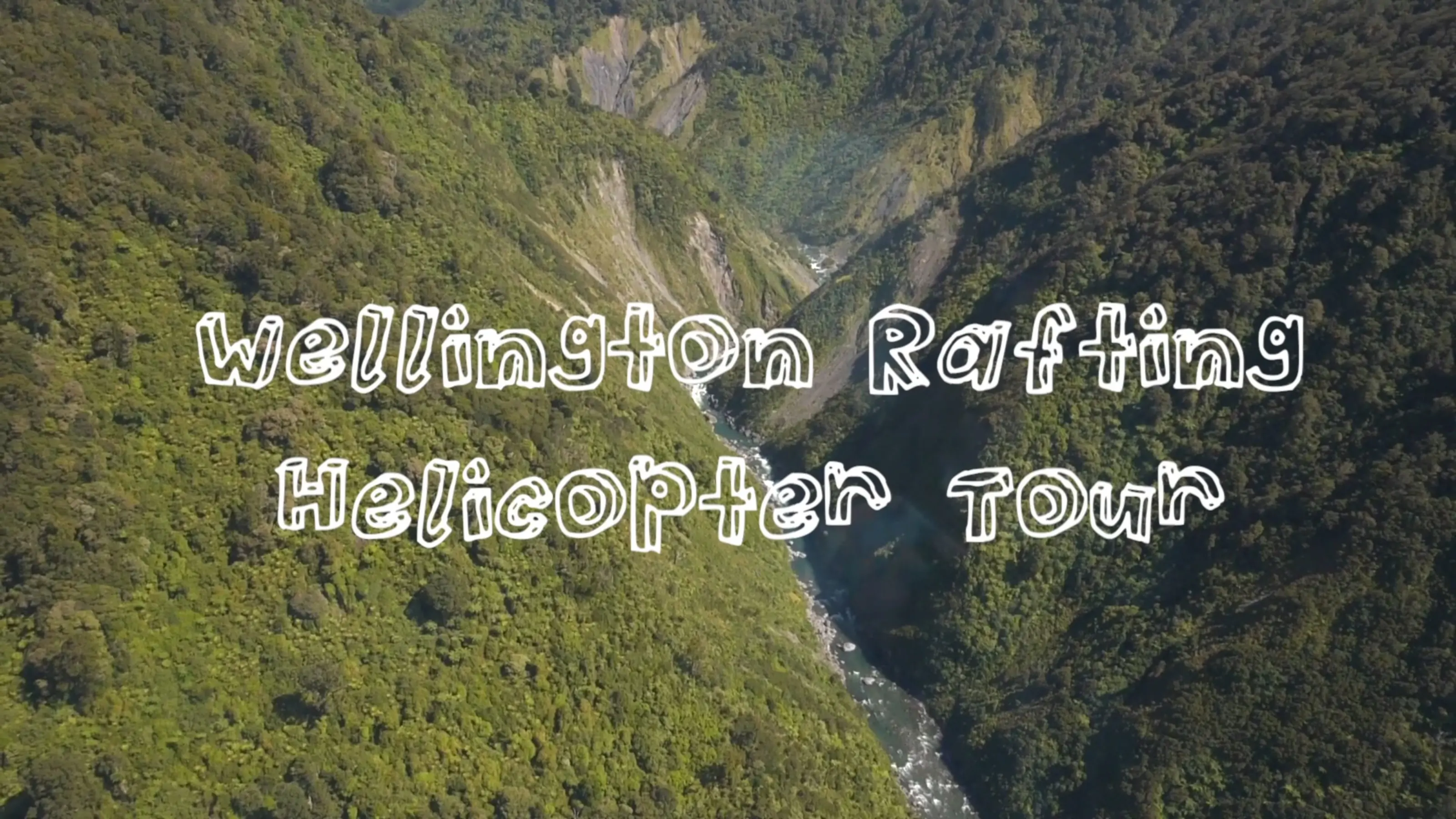 Helicopter Access Wilderness Rafting With Wellington Rafting Video Cover